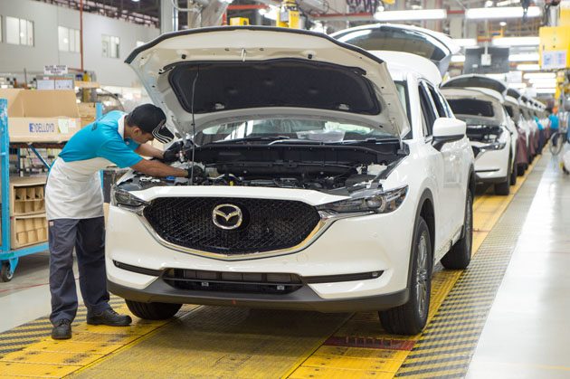 Mazda CX-5 2017 怎么生产？带你去看它的生产线！