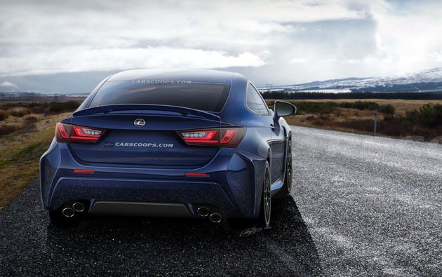 Lexus RC-F 4.0 V8 Twin Turbo 现身！C63和M4怎么办？