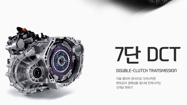 图为Hyundai 7速DCT
