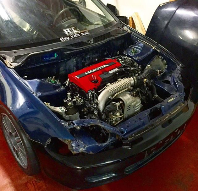 不一样的 Honda Civic EG ,引擎盖下内有乾坤!