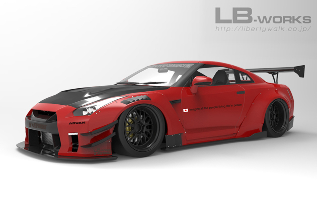 Nissan GT-R Liberty Walk Type 2 空力套件登场!
