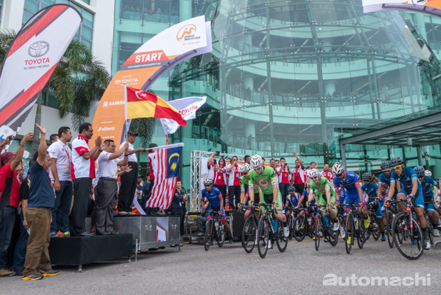 Toyota Malaysia 总部出发， Jelajah Malaysia 脚车赛正式开跑！