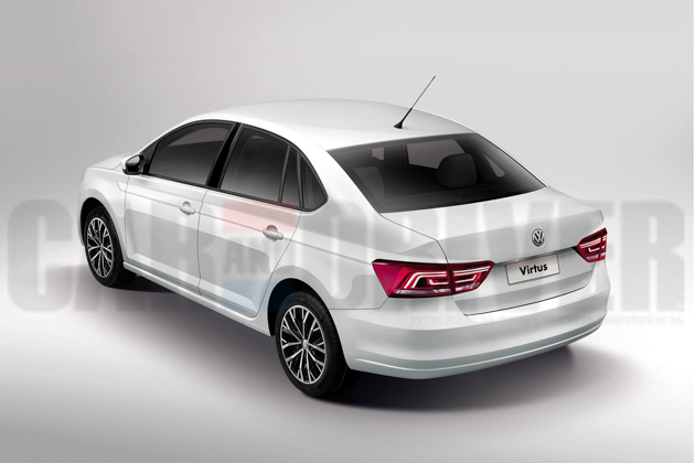 Volkswagen Virtus 发布预览图，2018年1月推出！