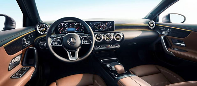 Mercedes-Benz A Class 2018 内装正式公开，超越同级！