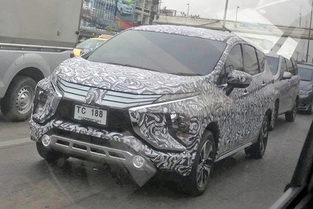 Mitsubishi Xpander 最夯7人车现身泰国测试!