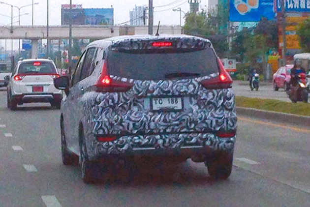 Mitsubishi Xpander 最夯7人车现身泰国测试!