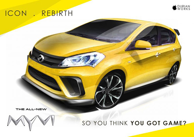 Perodua Myvi P图改装，看起来运动风格十足！