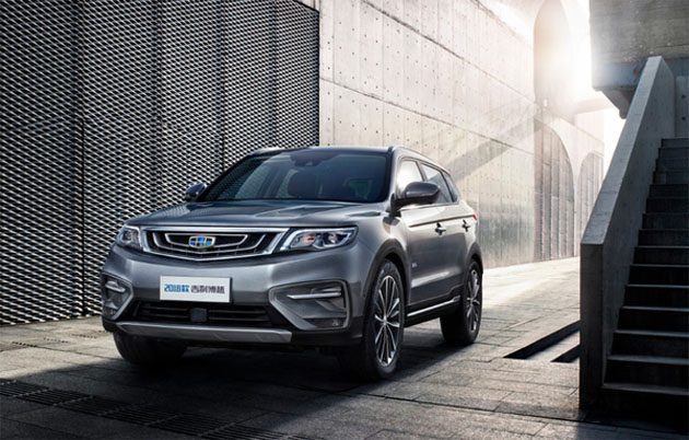 2018 Geely Boyue 官方图释出，外观配备小升级！