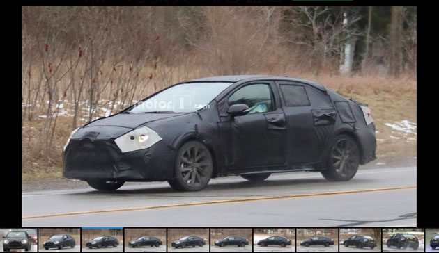 2018 Toyota Corolla 现身测试！终于有电子手刹车了！