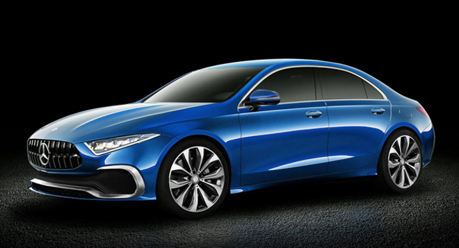 Mercedes-Benz A-Class Sedan 车尾长这样!