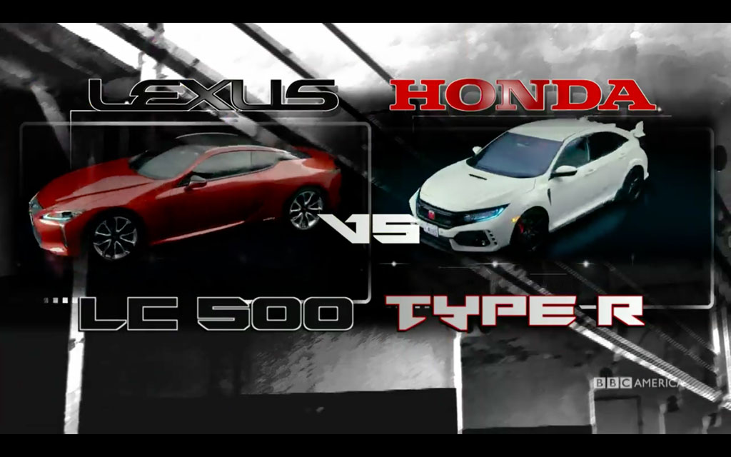 红白武士的对决， Lexus LC500 VS Honda Civic FK8 ！