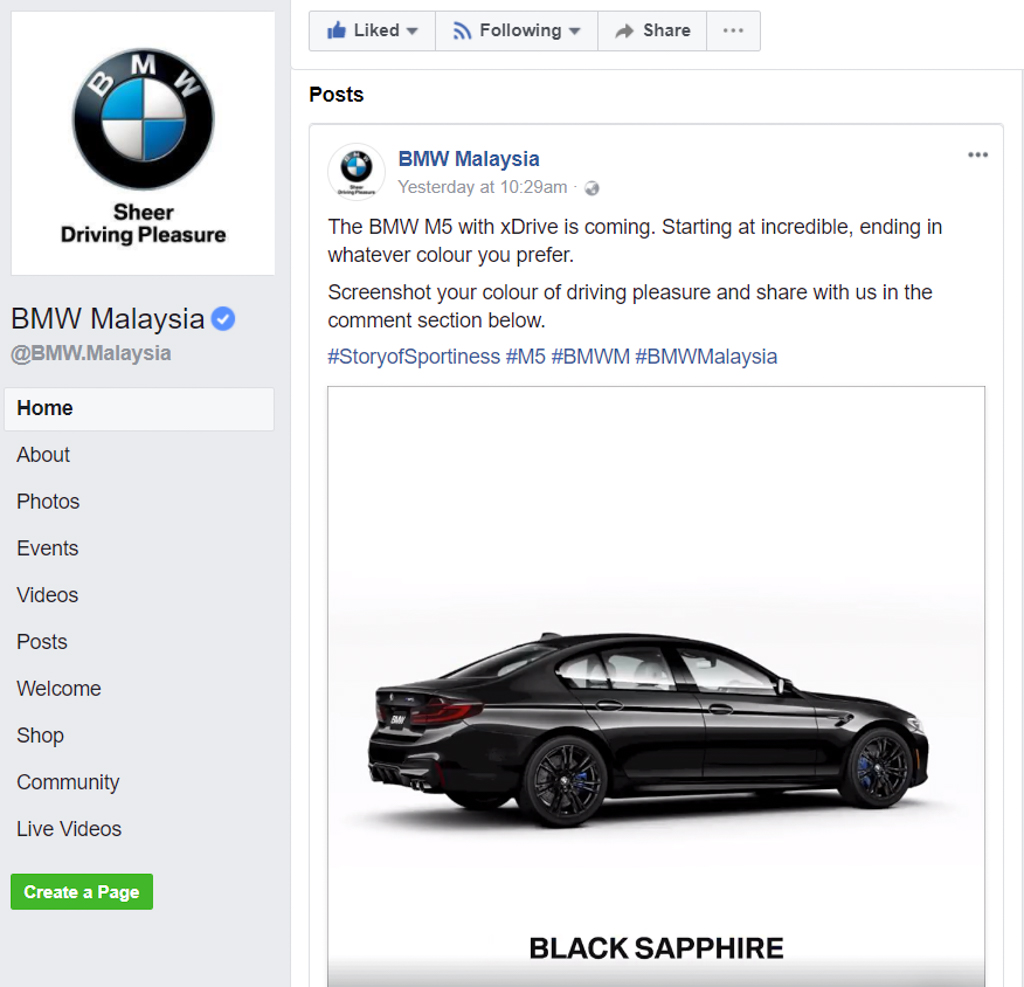 BMW M5 F90 现身我国官网,确定来马!