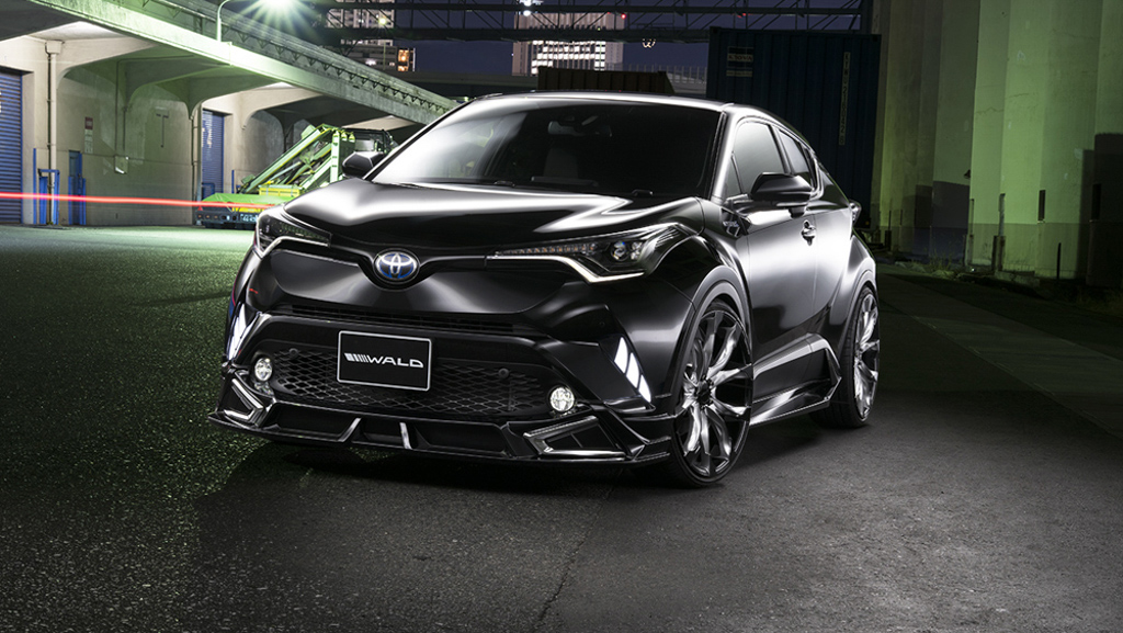 Toyota C-HR WALD 空力套件登场，神秘的黑武士！