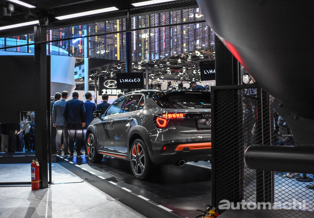北京车展： Lynk&Co 02 实车现身，主攻年轻人市场！