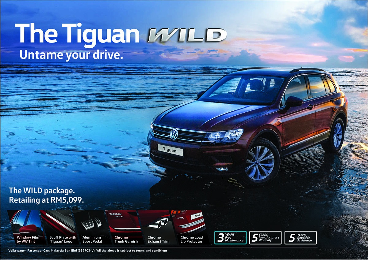 Volkswagen Tiguan Comfortline 推出 Wild 套件，售价RM 5,099