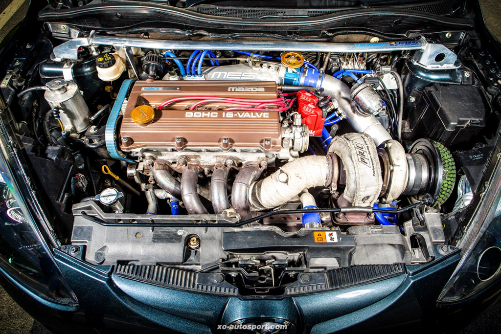 改泰凶！700 hp 怪兽级 Mazda2 ！