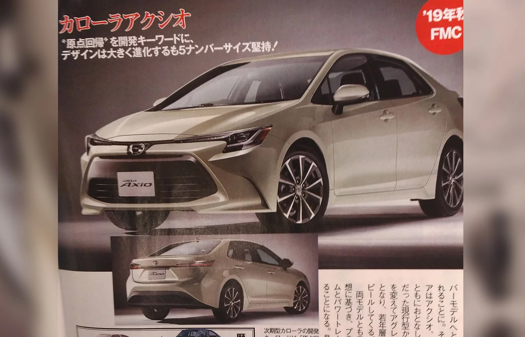 2019 Toyota Corolla Sedan 规格曝光！