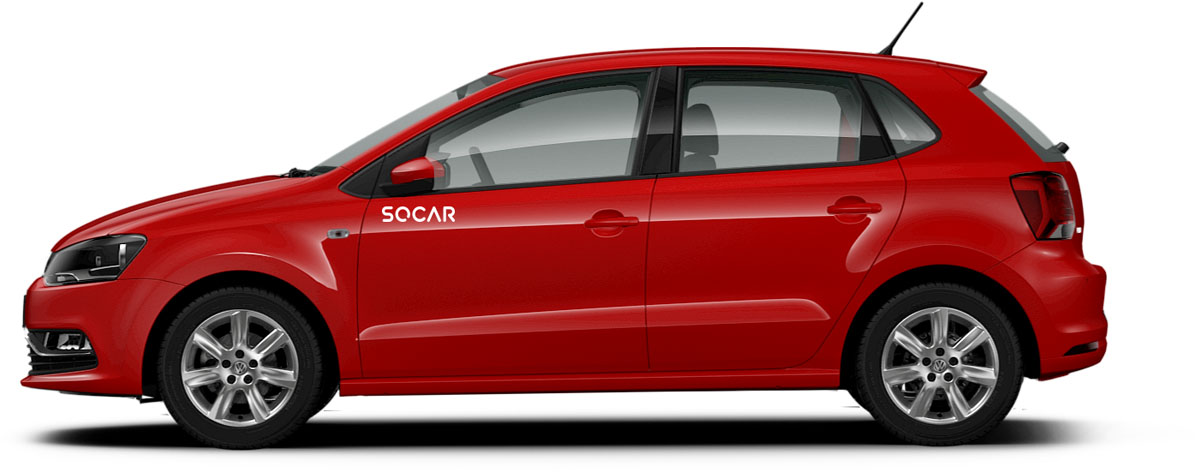 Volkswagen 宣布加入 SOCAR 共享汽车！
