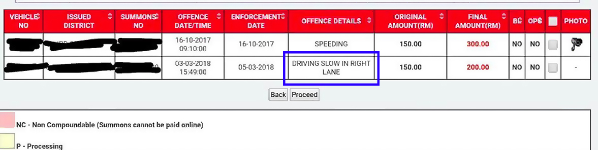 法规小知识: Fast Lane 开太慢原来是会收到传票的!