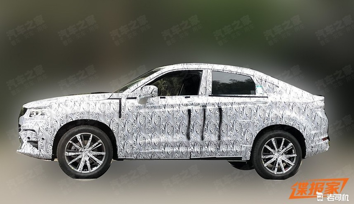 Geely Boyue Coupe 再度现身，插电式混动跑旅！