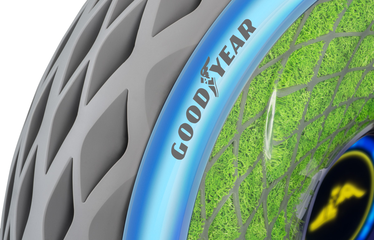 很环保！ Goodyear Oxygene 智能胎能吸收废气制造氧气！