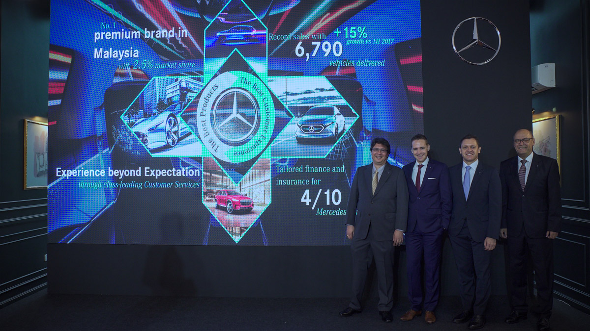 Mercedes-Benz Malaysia 上半年销量创历年新高，相比去年增长15%！