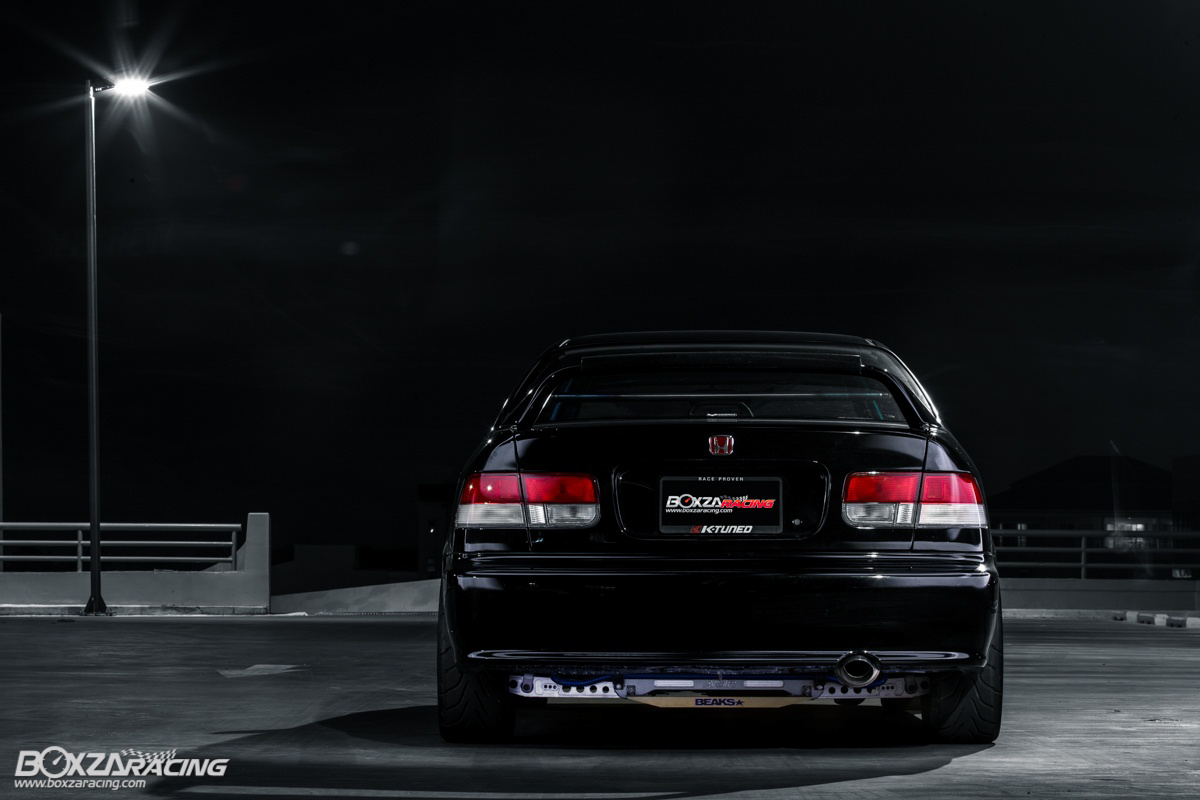 镀金的 K24 ！视觉系美系改法 Honda Civic Coupe ！