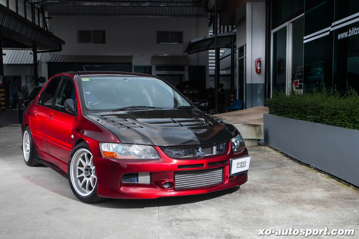超强芦笋，644 hp 的 Mitsubishi Evolution IX ！