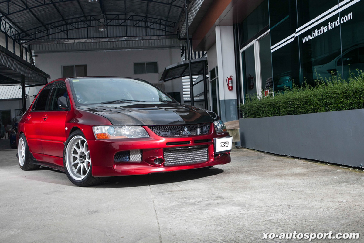 超强芦笋，644 hp 的 Mitsubishi Evolution IX ！