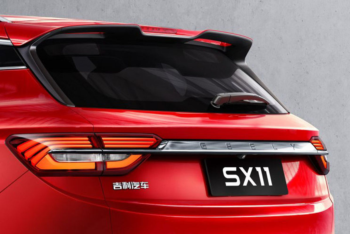 年轻帅气， Geely SX11 定妆照正式公布！