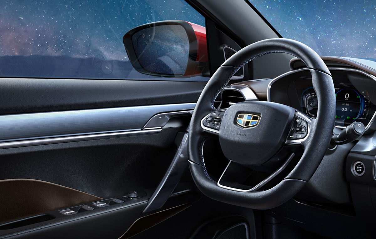 Geely SX11 公布内装照，好漂亮的座舱！