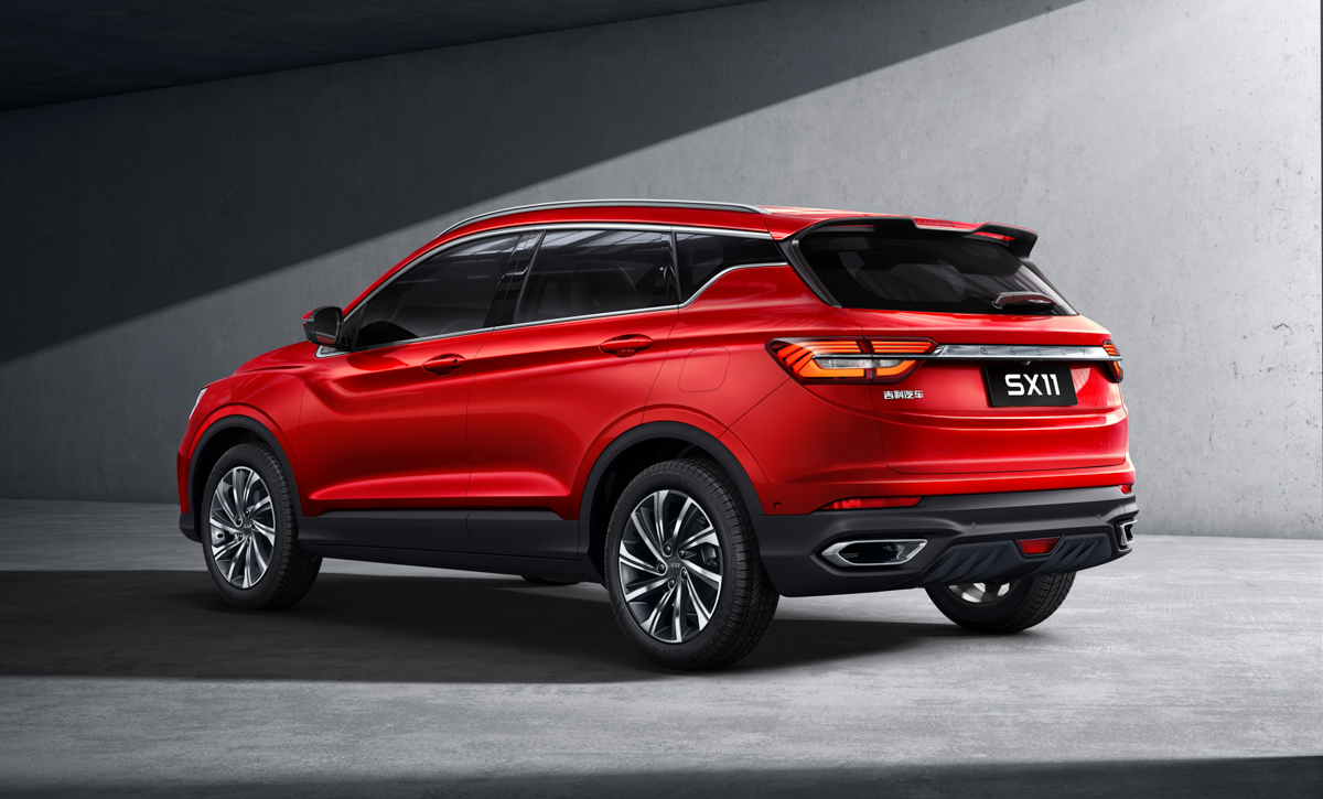 Geely SX11 公布内装照，好漂亮的座舱！