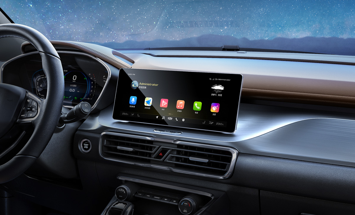 Geely SX11 公布内装照，好漂亮的座舱！