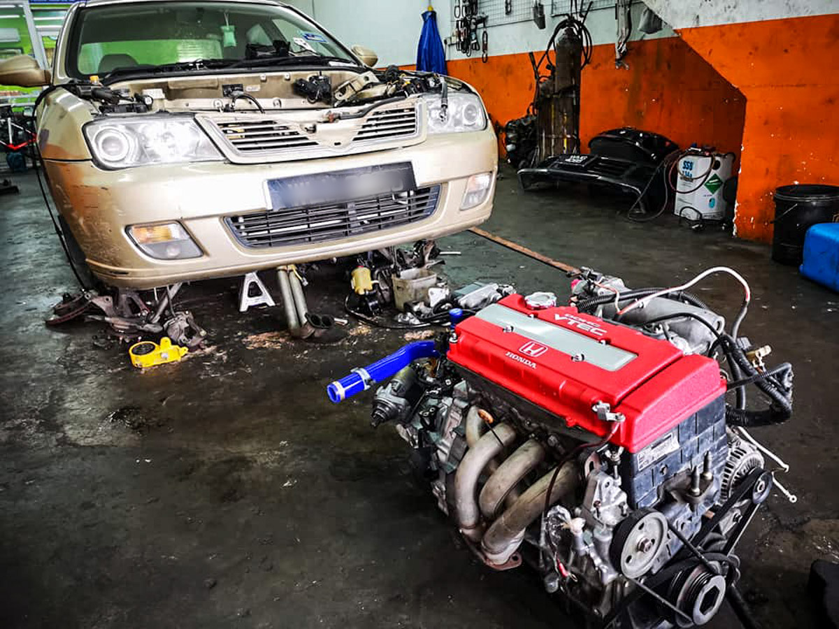 爆 TEC 比较爽？ Proton Waja 移植 Honda B16A 引擎！