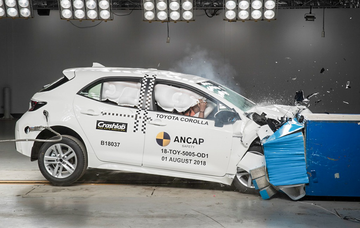 Toyota Corolla Hatchback 在 ANCAP 碰撞测试荣获5颗星！