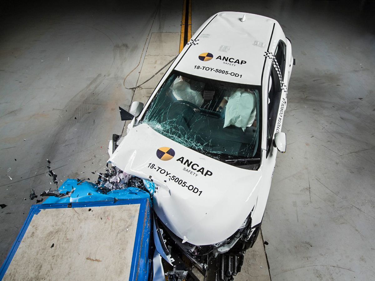 Toyota Corolla Hatchback 在 ANCAP 碰撞测试荣获5颗星！