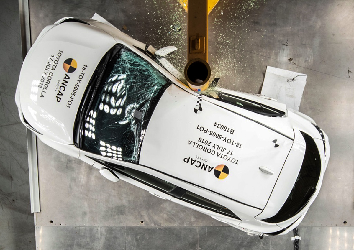 Toyota Corolla Hatchback 在 ANCAP 碰撞测试荣获5颗星！