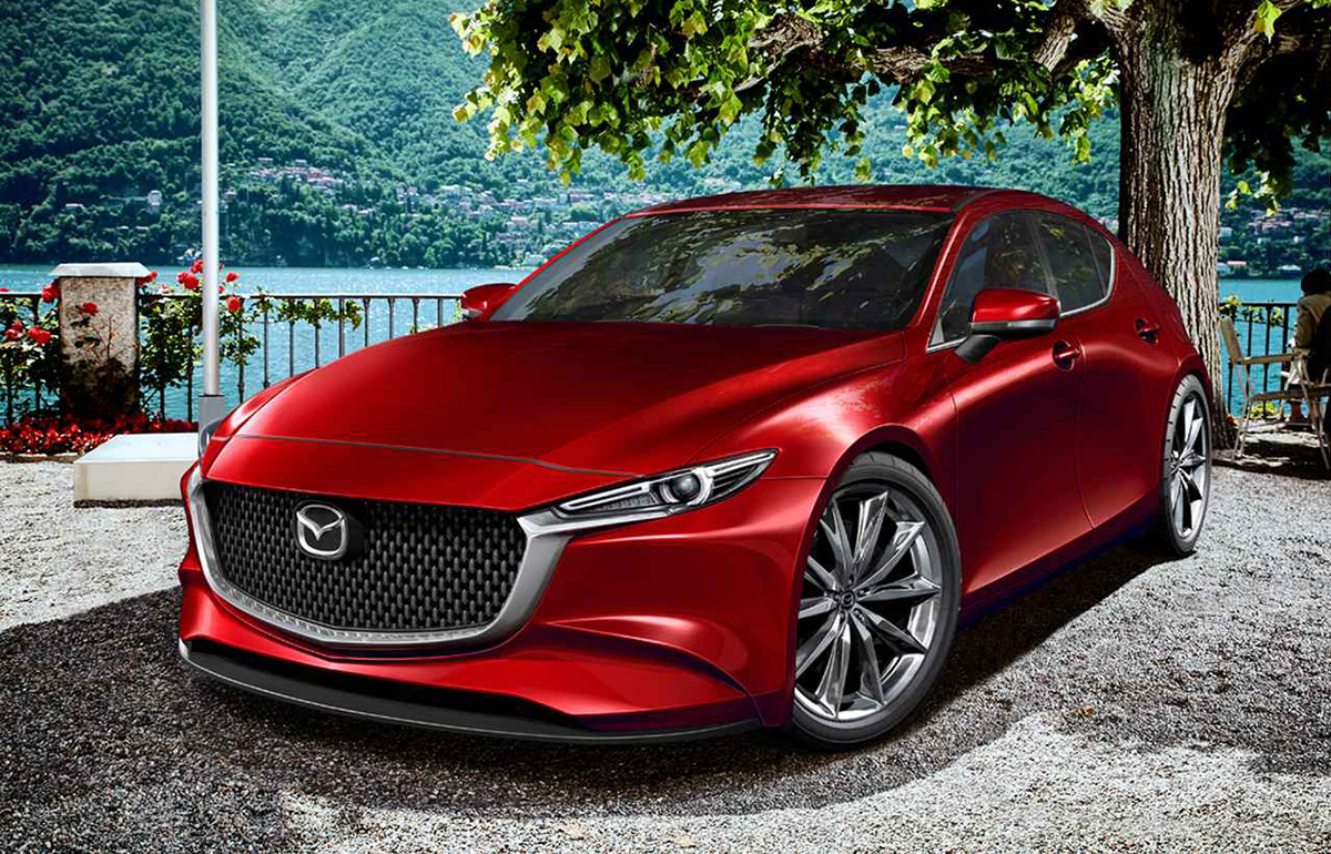 日媒爆出构想图！新一代 Mazda3 长这样？