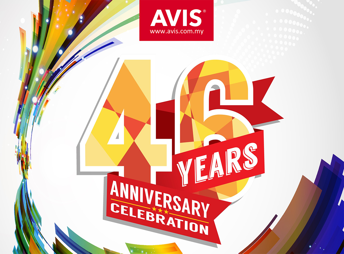 欢庆成立46周年， Avis Malaysia 提供 46% 折扣及周年大赛！