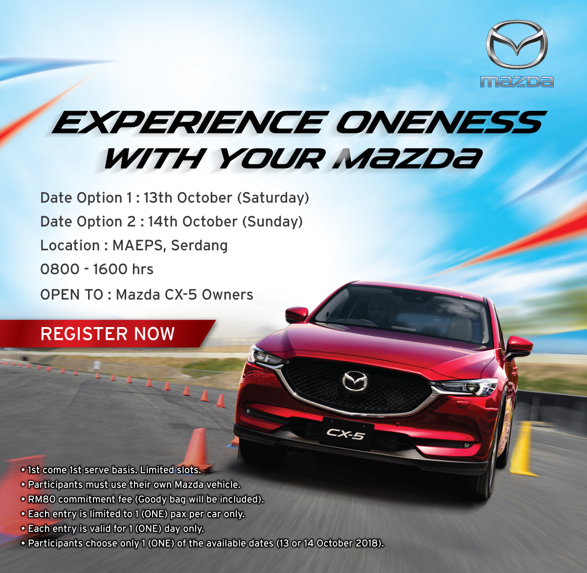 MazdaSports Academy 举办驾驶课程，专为 CX-5 车主而设！
