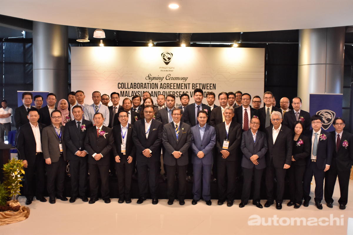 Proton 零件供应商和海外合作伙伴签署协议，未来将供应 X70 和新车款零配件！