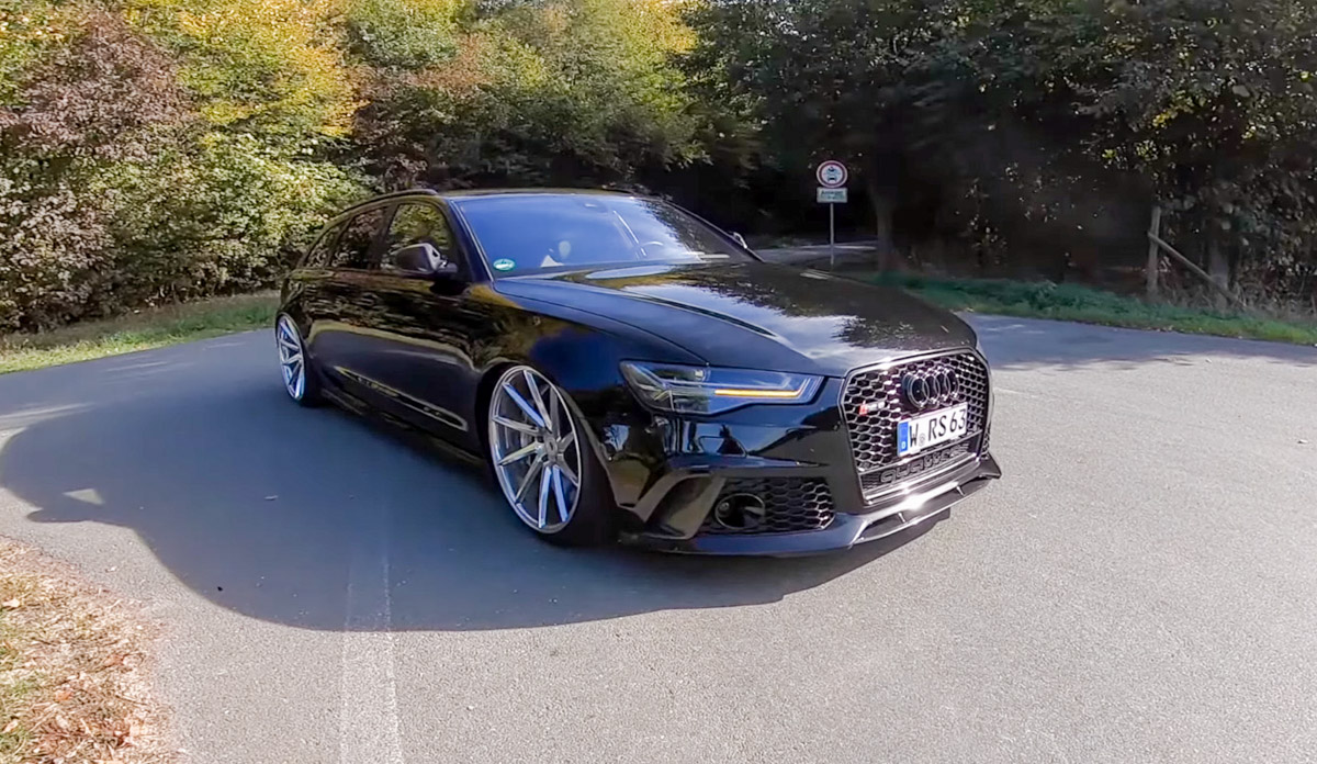 千匹 Wagon ！998 hp 的 Audi RS6 Avant 排气好好听！
