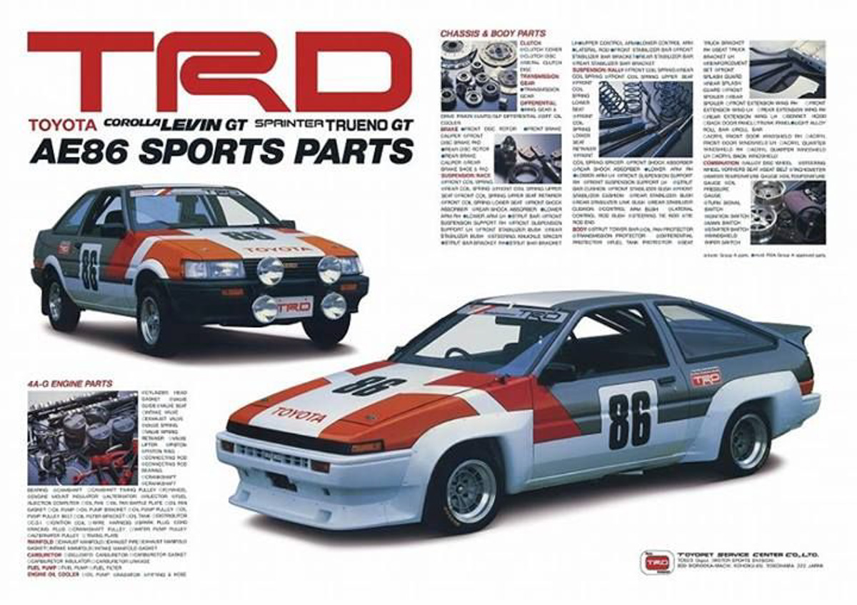 曾经的 Toyota 赛车部门， TRD 的起源！