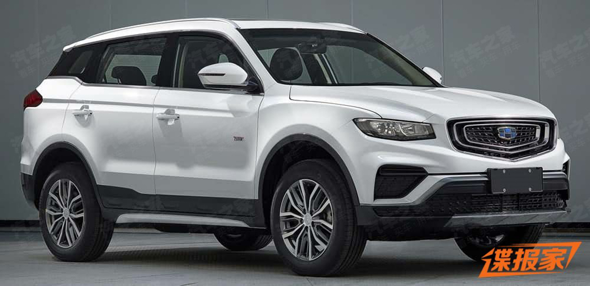 好魁梧的车头！小改款 Geely Boyue 真面目曝光！