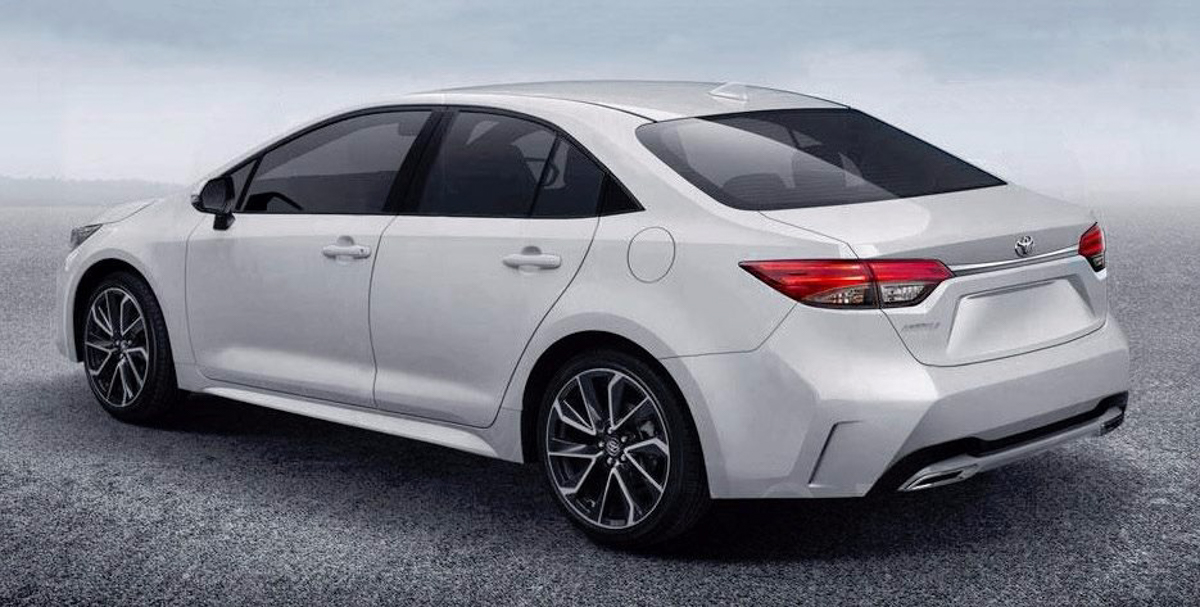 超真实构图， Toyota Corolla Sedan 2019 长这样？