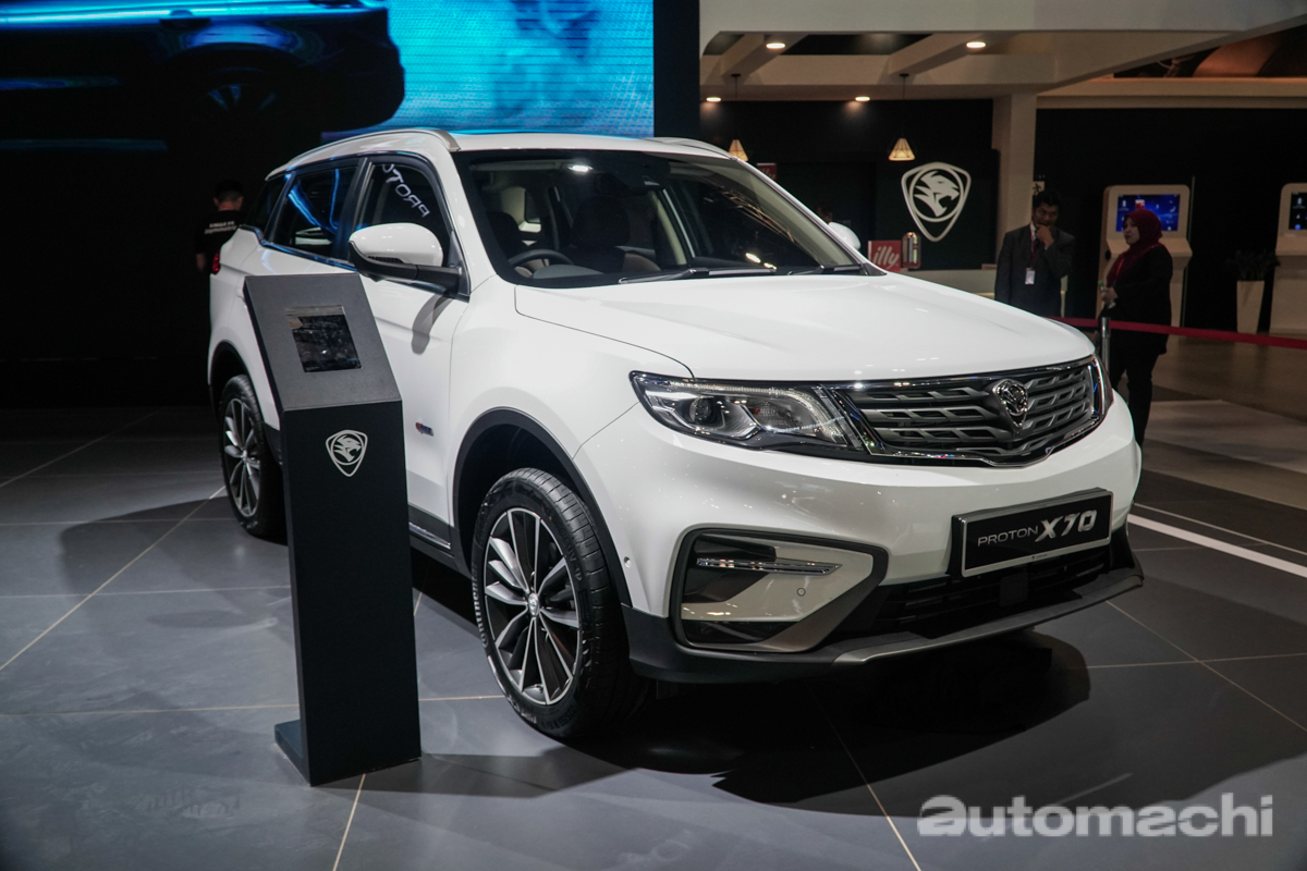 KLIMS 2018 ： Proton X70 实车预览，顶级版换装19寸轮圈！