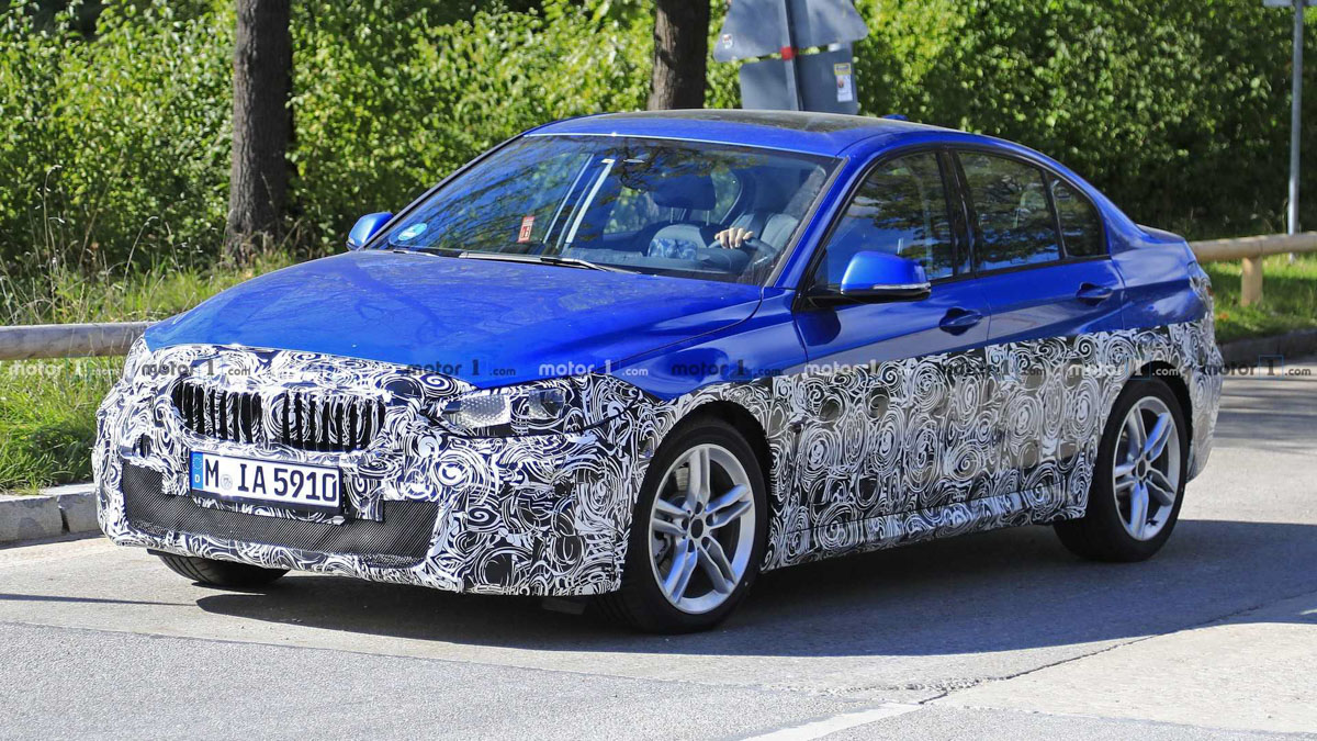 BMW 1 Series Sedan 现身测试，即将迎战 A-Class Sedan ？