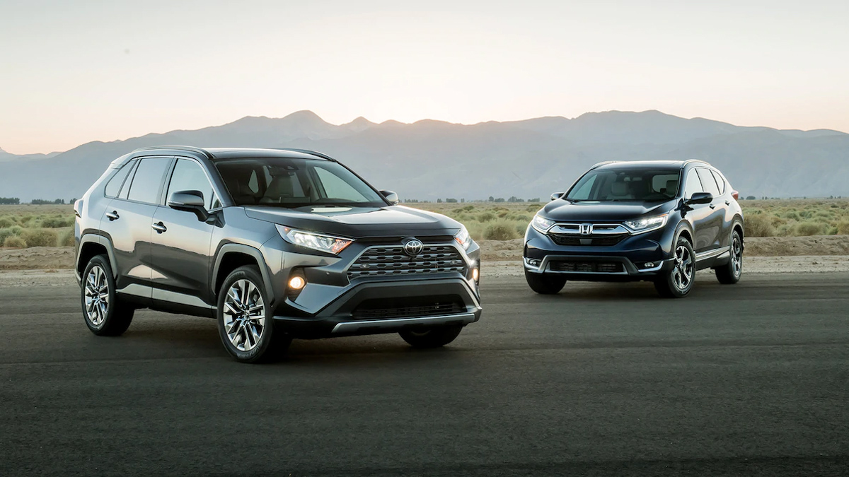 SUV 对决！ 2019 Toyota RAV4 与 Honda CR-V 比一比！