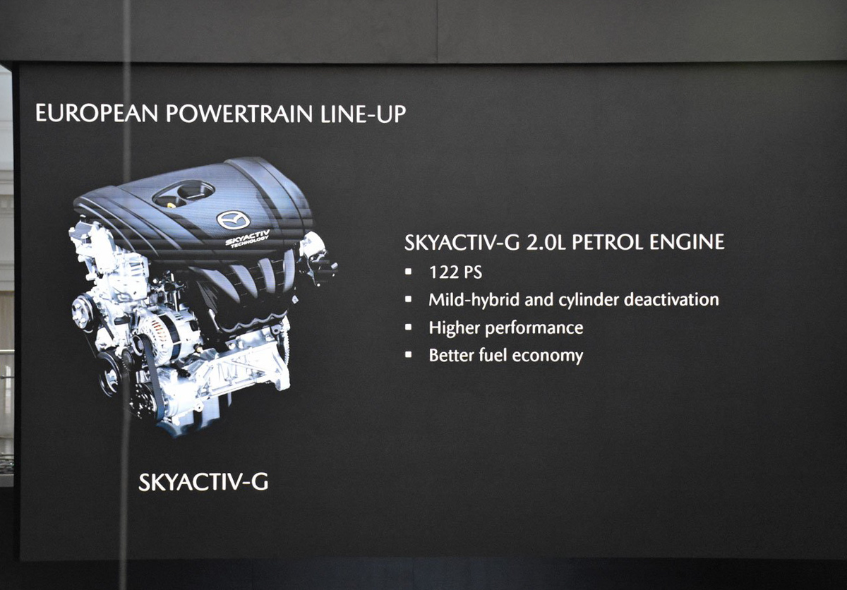 2019 Mazda3 Skyactiv-X 最大马力 181 PS ！