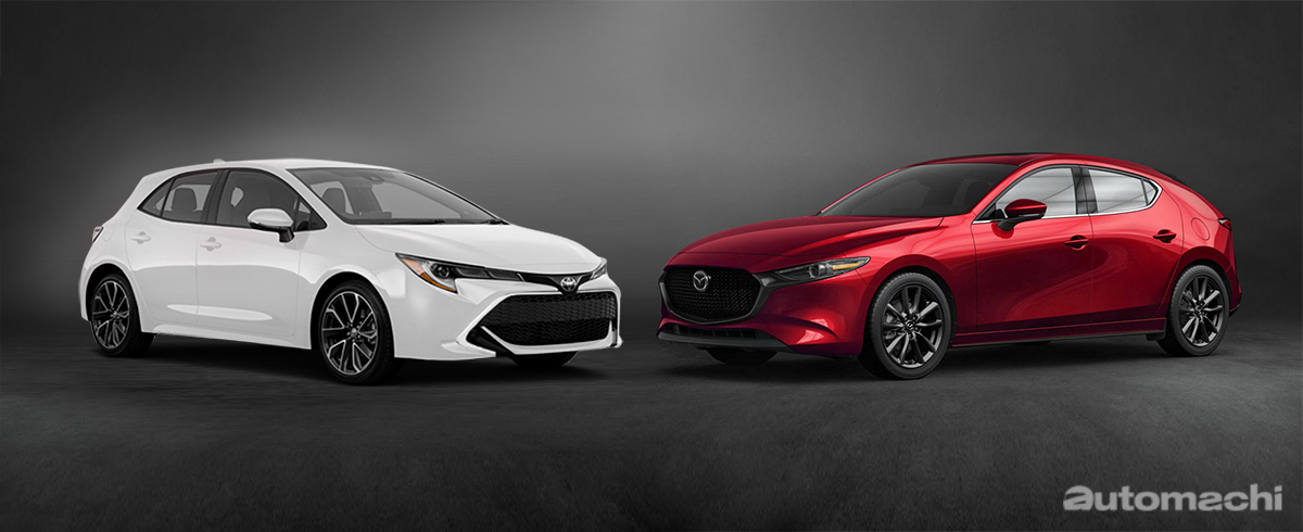 2019 Mazda3 与 2019 Toyota Corolla 比一比！